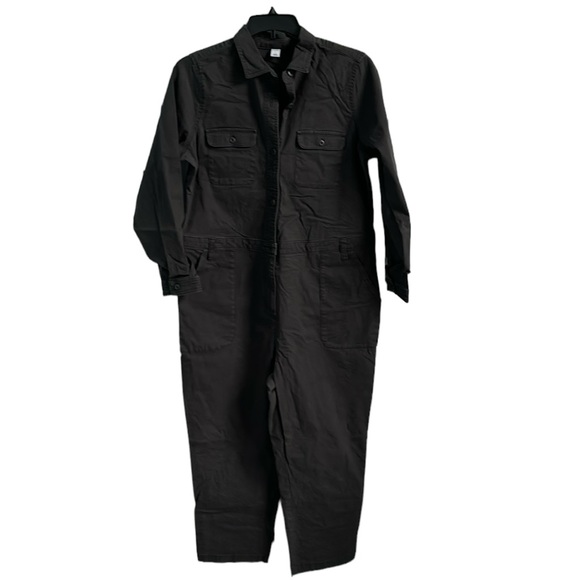 Old Navy Pants - Old Navy Long Sleeve Button Front Coverall Jumpsuit Size Large